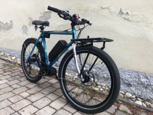 modernized customer bike including conversion to electric drive